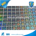 ZOLO top selling PET Custom 3d Hologram Sticker, Packaging and printing